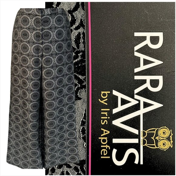 NWT Rara Avis by designer Iris Apfel wide leg trousers pants Size: 10 - Picture 1 of 7